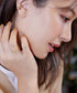 【安田美沙子さん着用】キュービックチェーンリング